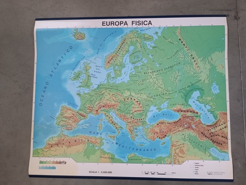 Cartina europa pol fisica - europa, pol./fisica