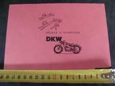 Brochure due pagine Moto DKW