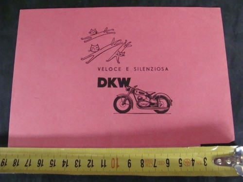 Brochure due pagine moto - brochure,