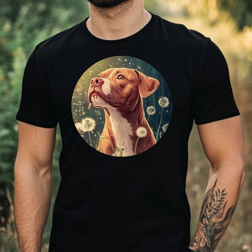Shirt uomo pitbull fantasia - pitbull,