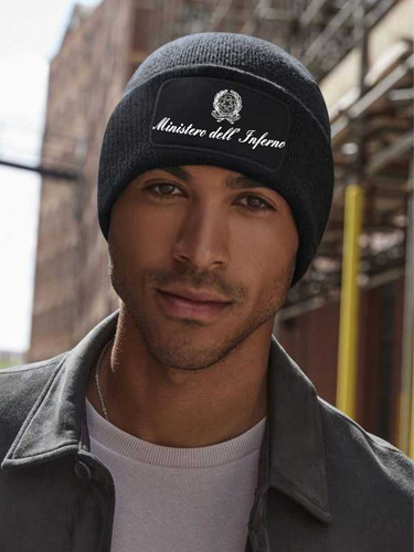 Cappellino maglia nero - cappellino,