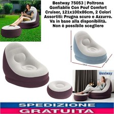 Poltrona Gonfiabile Con Pouf