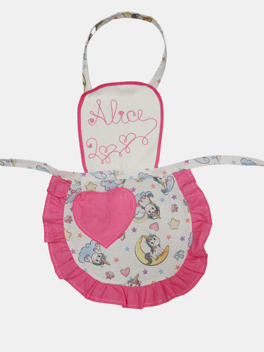 Grembiule bimba unicorno con - grembiule,