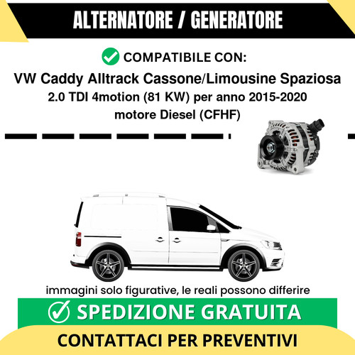 Alternatore caddy alltrack - caddy,