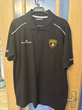 RARA - Polo Lamborghini serie Blancpain nera usata taglia XL uomo