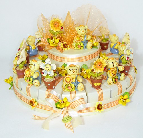 Torta bomboniere orsetti - torta,