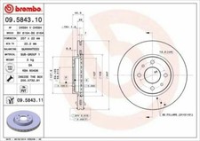 PAIR OF BRAKE DISCS BREMBO ANT