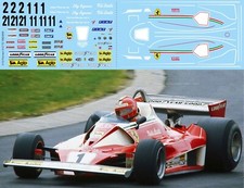 Decals for ferrari 312 - 1/12,