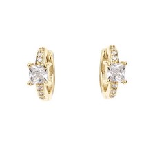 Orecchini Ottaviani dorati con