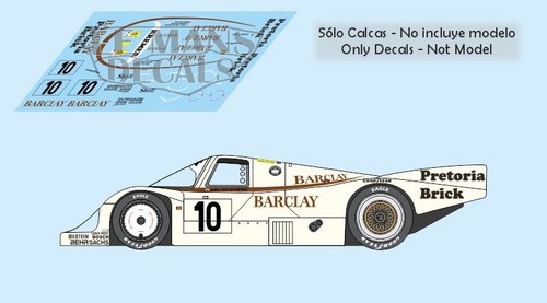 Decals porsche 956c - porsche, le