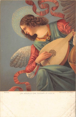 Cartolina art melozzo - cartolina,