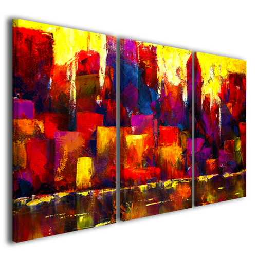 Quadri astratti moderni - , city