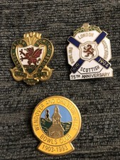 X3 Bowling Badges Vintage