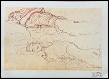 Gustav Klimt litografia COA