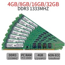 32GB 16GB 8GB 4GB DDR3