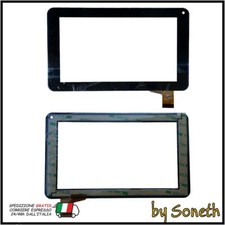 VETRO TOUCH SCREEN PER AUDIOLA TAB-0170 TAB-0170N TAB-0171 NERO