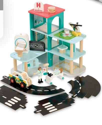 Gioco legno ospedale - in,