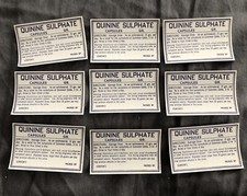 9 ANTICO LOTTO DI ETICHETTE DA