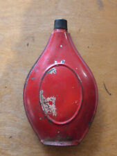 FIASCHETTA IN LATTA PORTA POLVERI / PALLINI DA SPARO - VINTAGE VECCHIA ANTICA