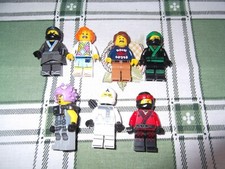 7 minifigure da LEGO ninjago il film movie Lloyd Nja Zane Kai e altri usato