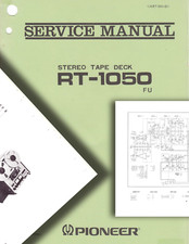 Pioneer RT- 1050 - Registratore a Bobine Reel to Reel MANUAL + SCHEMATIC - 2 PDF