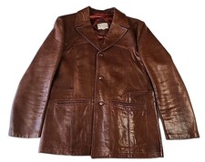 Cappotto giacca pelle vintage