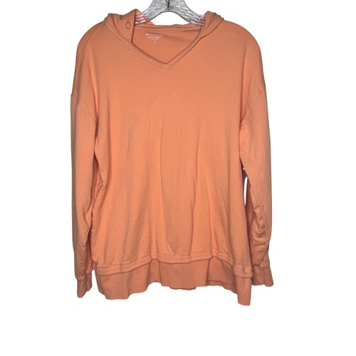Athleta orange neck hoodie - athleta,