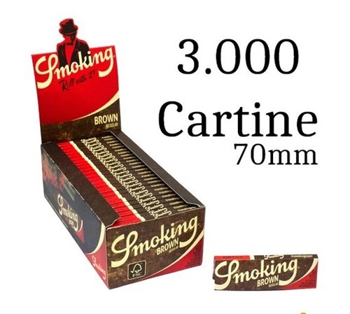 Cartine smoking brown corte - brown,