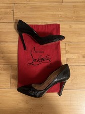 Christian Louboutin nero glitter taglia 39