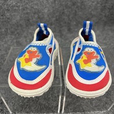 Scarpe da acqua Elmo Sesame Street 2004 taglia 3 vintage inizi sesamo