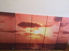 Quadro tramonto sul mare