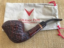 GIGANTE! COLLEZIONE VOLKAN, PIPA A MANO LIBERA SABBIATA PROFONDA, PIPA.