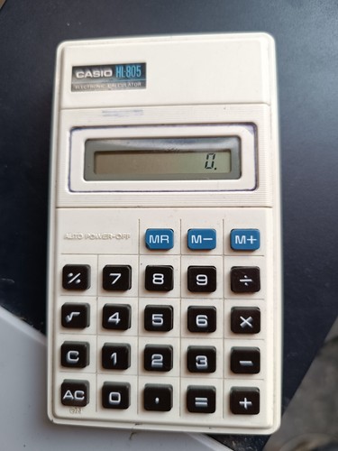 Calcolatrice vintage casio - calcolatrice,
