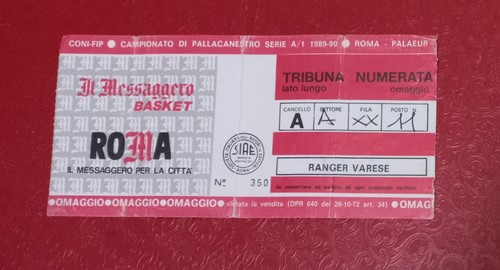 Biglietto basket serie - biglietto, a1