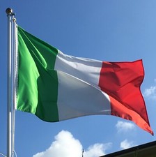BANDIERA ITALIA  CON ASOLA PER
