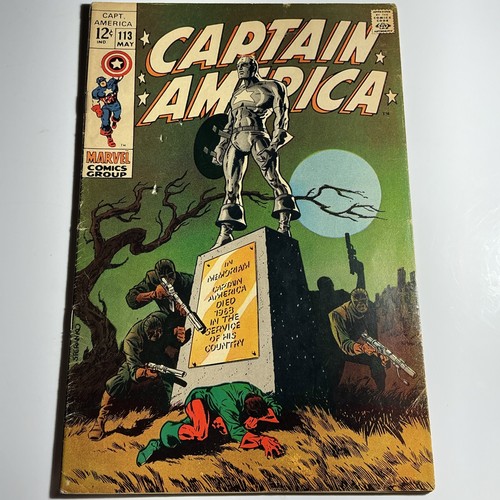 Captain america 113 1969 fn - captain, #113