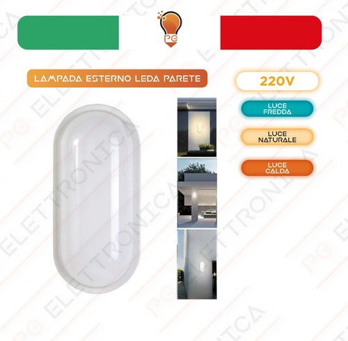 Plafoniera 18w applique ovale - plafoniera,