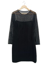 BERNSHAW Abito a maniche lunghe Donna Abito Taglia IT 46 nero elegante