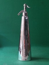 VECCHIO SIFONE SELTZ VINTAGE OTTONE CROMATO MADE IN FRANCE ANNI '60 RARO. CU90