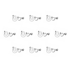 10 unità auricolari a forma