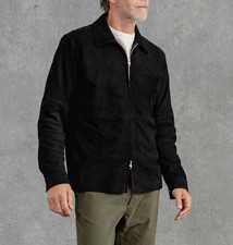 Giacca di pelle nera Cafe