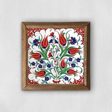 Piastrella arte tulipano