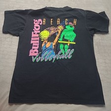 Maglia beach volley punto singolo Bullfrog Sunblock vera vintage anni 80 90 L uomo