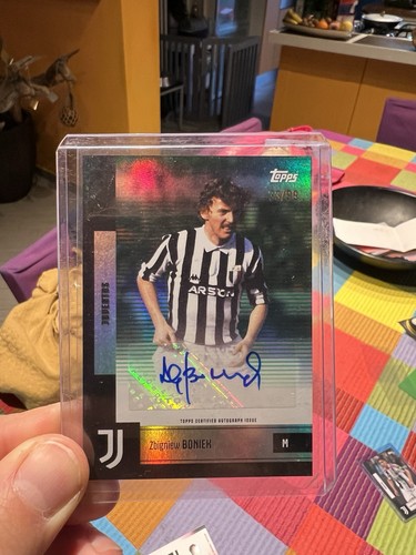 Boniek autografo topps - autografo, 33/99