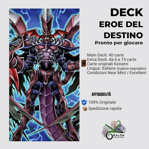 Yugioh mazzo deck eroe - yugioh!,