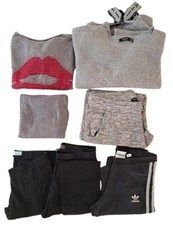 Lotto set stock 2 maglioni + 4 leggings + 1 pantalone tuta donna ragazza tg S