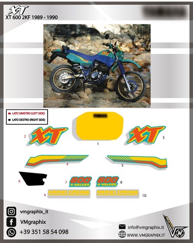Adesivi 600 2kf 1989 1990 - adesivi,