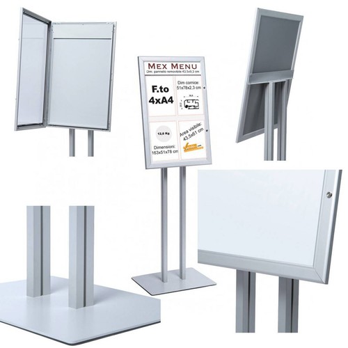 Bacheca espositore porta - bacheca,