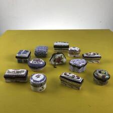 scatoline in porcellana da collezione, 12 pezzi