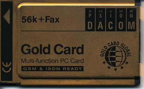 Dacom gold card 56k - gold, +
